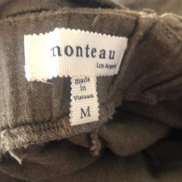 MONTEAU | Linen Cropped Jumpsuit - Picture 6 of 6